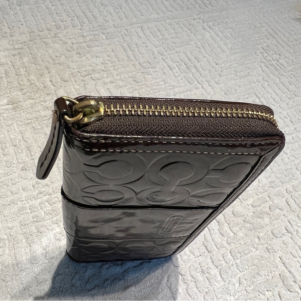 Coach Enamel Long Wallet - Picture 9 of 13